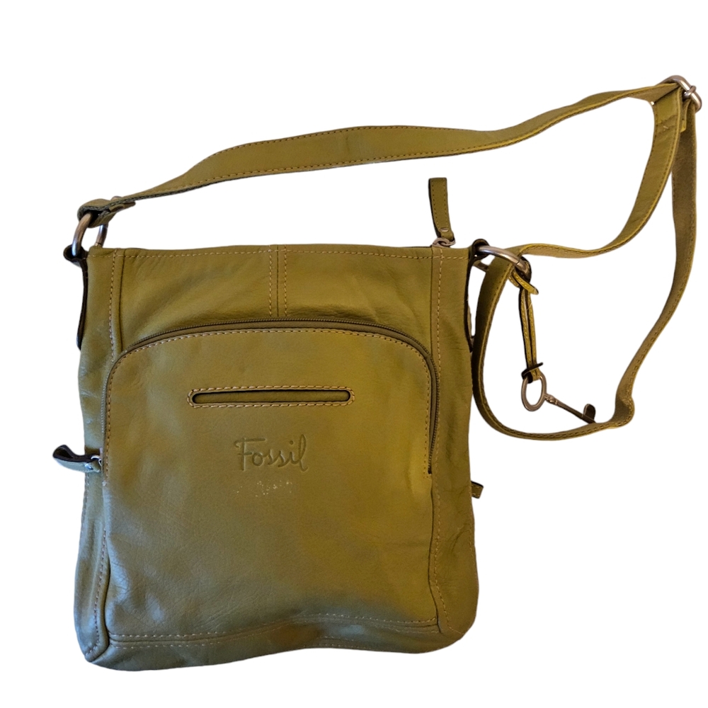 Fossil Leather crossbody bag